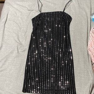 Black dress with sparkles